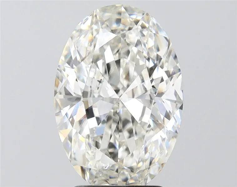 3.50ct Oval Lab Grown Diamond (Colour G, Clarity VVS2, IGI Certified)