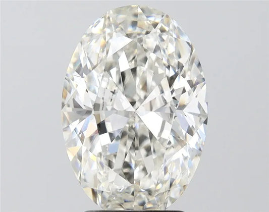3.50ct Oval Lab Grown Diamond (Colour G, Clarity VVS2, IGI Certified)