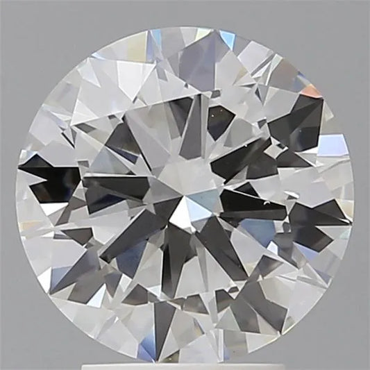 3.50ct Round Lab Grown Diamond (Colour G, Clarity VS1, Cut EX, IGI Certified)
