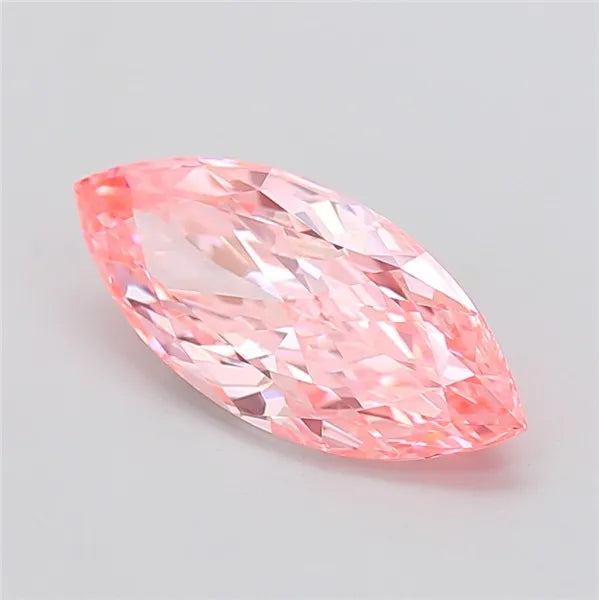 3.52ct Marquise Lab Grown Diamond (Colour Fancy Vivid Pink, Clarity VS1, IGI Certified)
