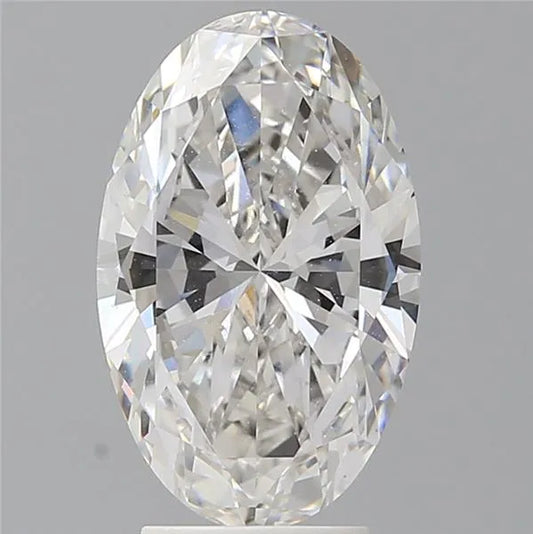 3.56ct Oval Lab Grown Diamond (Colour F, Clarity VVS2, IGI Certified)