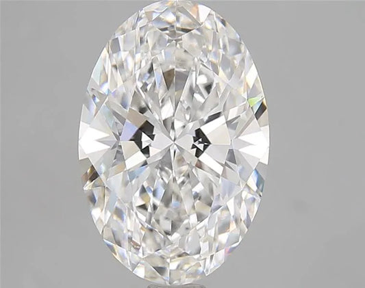 3.59ct Oval Lab Grown Diamond (Colour E, Clarity VVS2, IGI Certified)
