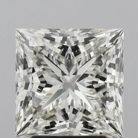 3.60ct Princess Lab Grown Diamond (Colour H, Clarity VS2, IGI Certified)