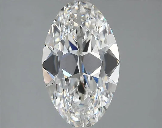 3.82ct Oval Lab Grown Diamond (Colour F, Clarity VVS2, IGI Certified)