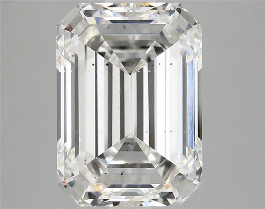 4.00ct Emerald Lab Grown Diamond (Colour F, Clarity SI1, IGI Certified)