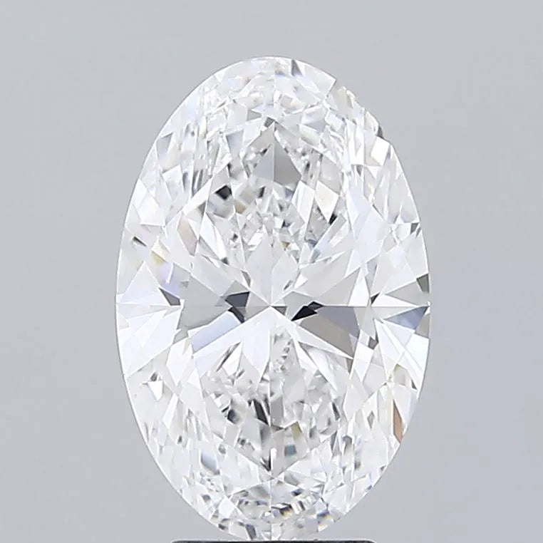 4.00ct Oval Lab Grown Diamond (Colour D, Clarity VVS2, IGI Certified)