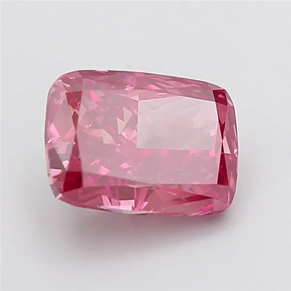 4.01ct Cushion modified Lab Grown Diamond (Colour Fancy Vivid Pink, Clarity VS2, IGI Certified)