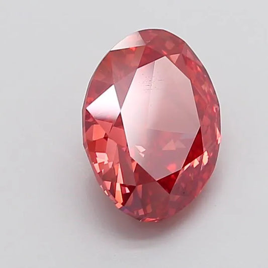 4.02ct Oval Lab Grown Diamond (Colour Fancy Vivid Pink, Clarity VS1, IGI Certified)