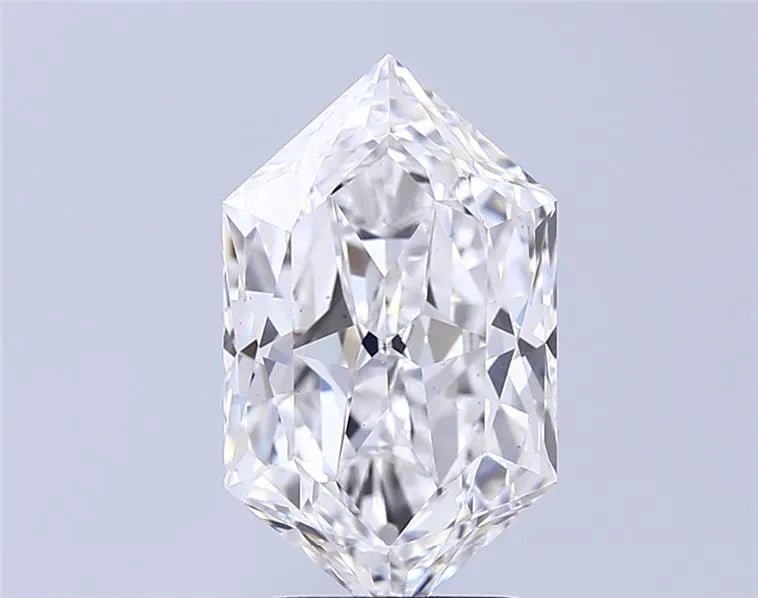 4.03ct Hexagonal Lab Grown Diamond (Colour E, Clarity VS1, IGI Certified)