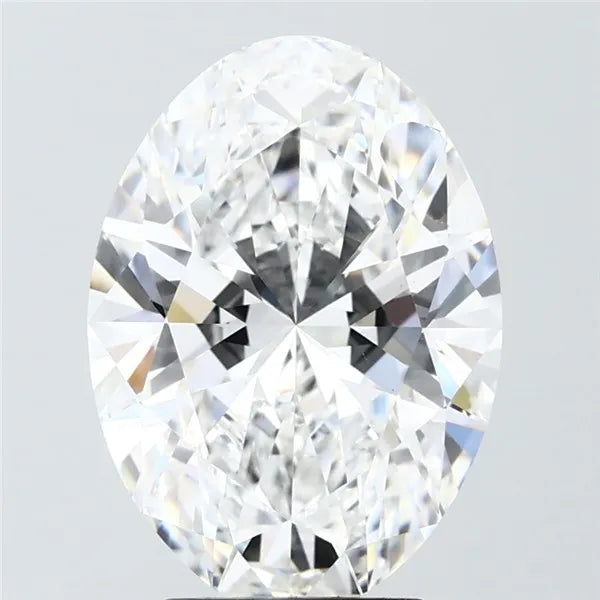 4.08ct Oval Lab Grown Diamond (Colour E, Clarity VVS2, IGI Certified)
