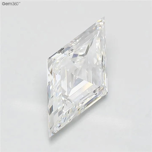 4.85ct Lozenge Lab Grown Diamond (Colour E, Clarity VVS2, IGI Certified)