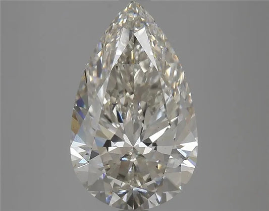 4.97ct Pear Lab Grown Diamond (Colour H, Clarity VS2, IGI Certified)