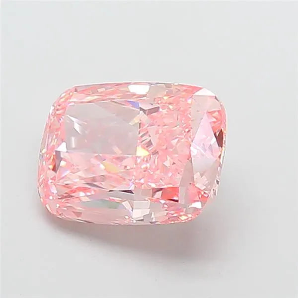 5.00ct Cushion modified Lab Grown Diamond (Colour Fancy Vivid Pink, Clarity VS1, IGI Certified)