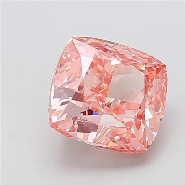 5.00ct Cushion modified Lab Grown Diamond (Colour Fancy Vivid Pink, Clarity VS2, IGI Certified)
