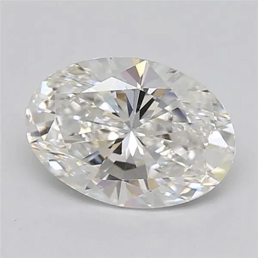 5.00ct Oval Lab Grown Diamond (Colour E, Clarity VVS2, IGI Certified)