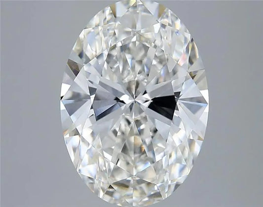 5.02ct Oval Lab Grown Diamond (Colour F, Clarity VVS2, IGI Certified)