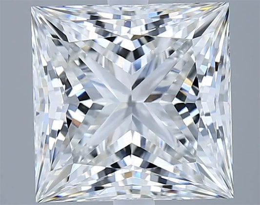 5.04ct Princess Lab Grown Diamond (Colour E, Clarity VVS2, IGI Certified)