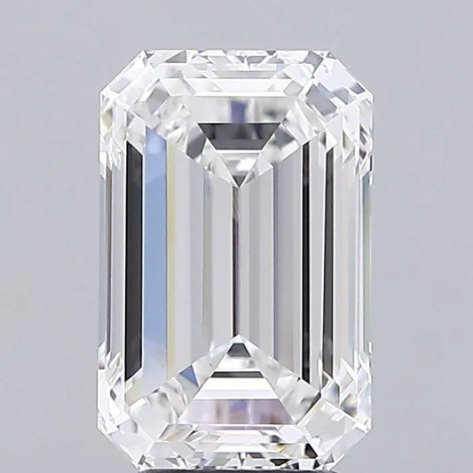 5.06ct Emerald Lab Grown Diamond (Colour F, Clarity VVS1, IGI Certified)