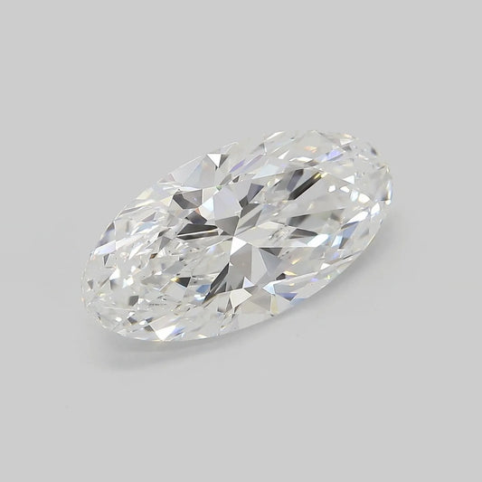 5.06ct Oval Lab Grown Diamond (Colour E, Clarity VVS2, IGI Certified)