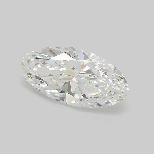 5.06ct Oval Lab Grown Diamond (Colour F, Clarity VVS2, IGI Certified)