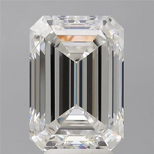 5.10ct Emerald Lab Grown Diamond (Colour F, Clarity VVS2, IGI Certified)