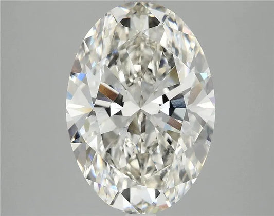 5.10ct Oval Lab Grown Diamond (Colour H, Clarity VS1, IGI Certified)