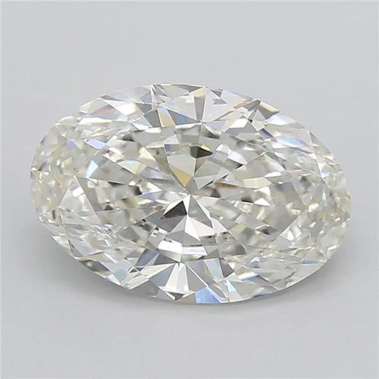 5.25ct Oval Lab Grown Diamond (Colour H, Clarity VVS2, IGI Certified)