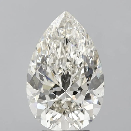 5.55ct Pear Lab Grown Diamond (Colour I, Clarity VVS2, IGI Certified)