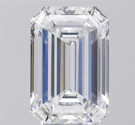 5.79ct Emerald Lab Grown Diamond (Colour D, Clarity VVS2, Cut VG, IGI Certified)