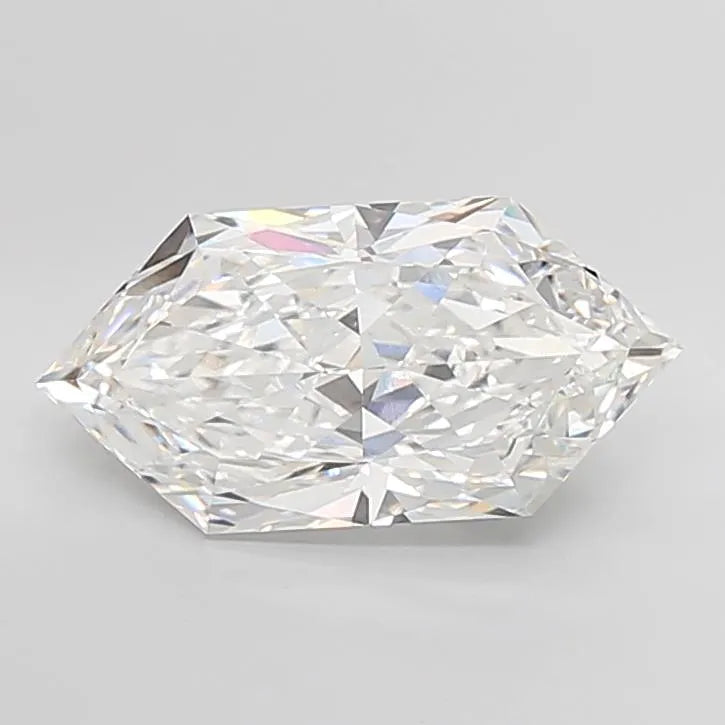 6.33ct Hexagonal Lab Grown Diamond (Colour E, Clarity VVS2, IGI Certified)