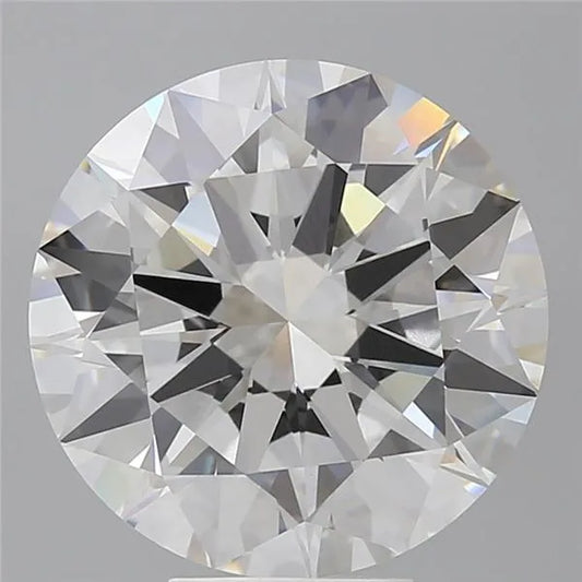 7.60ct Round Lab Grown Diamond (Colour F, Clarity VVS2, Cut EX, IGI Certified)