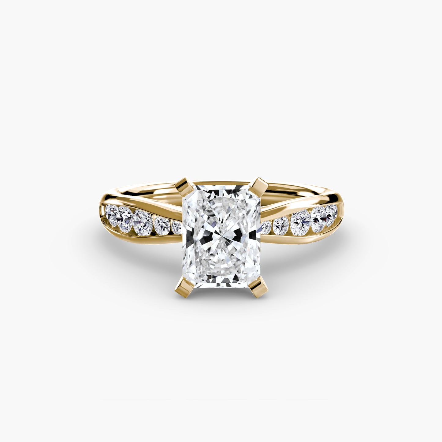 Solitaire with Pavé Elegance