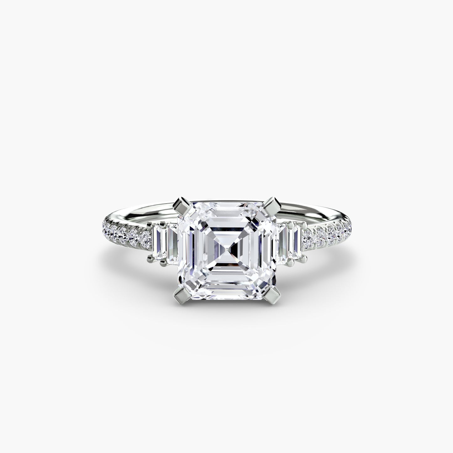 Solitaire with Pavé Brilliance