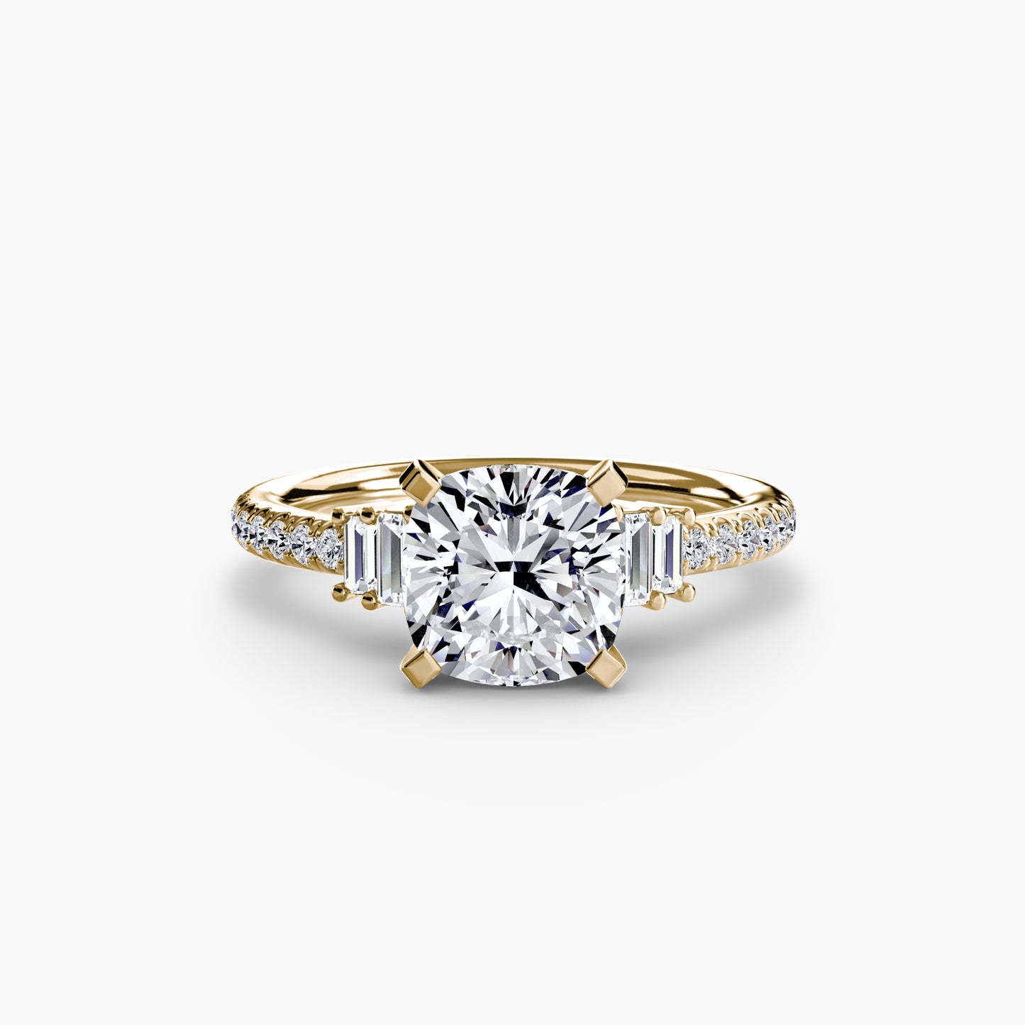 Solitaire with Pavé Brilliance