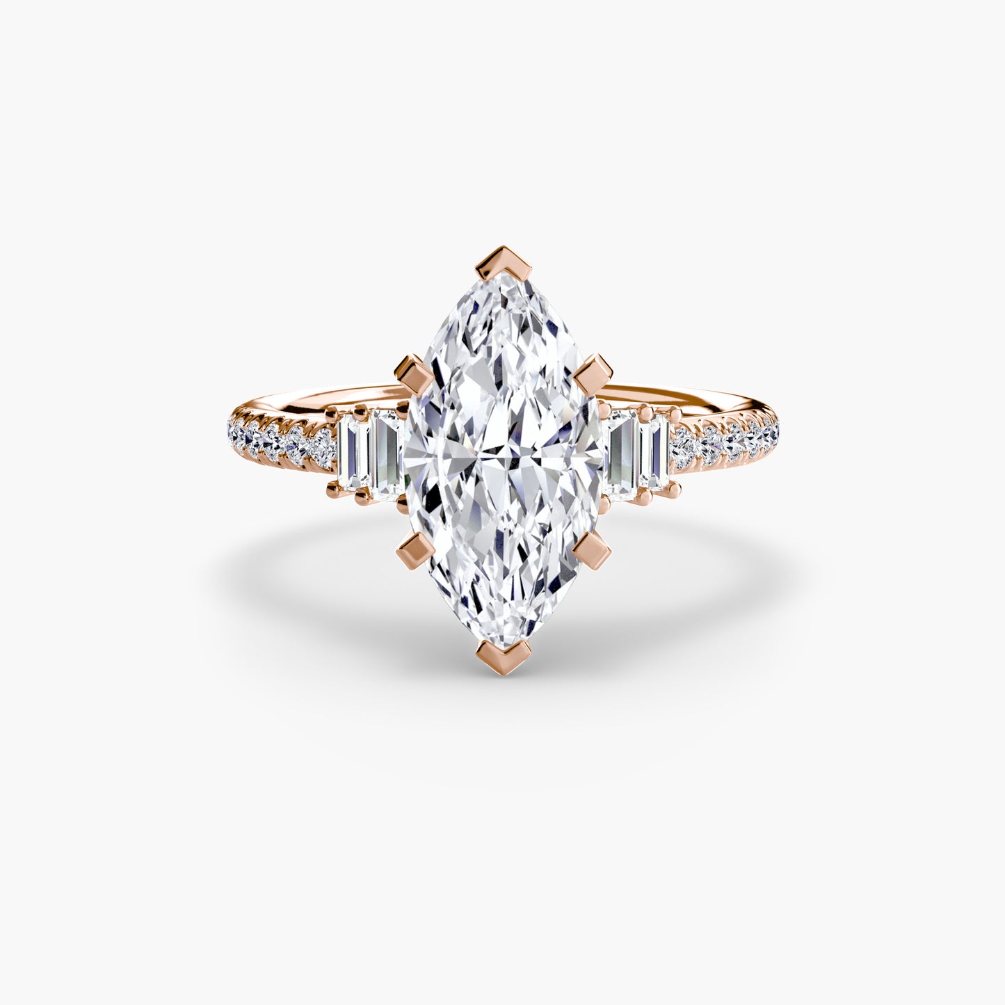 Solitaire with Pavé Brilliance