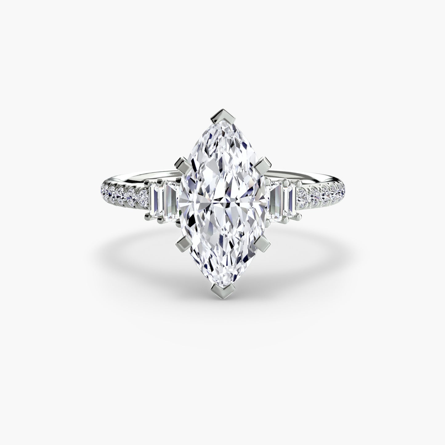 Solitaire with Pavé Brilliance