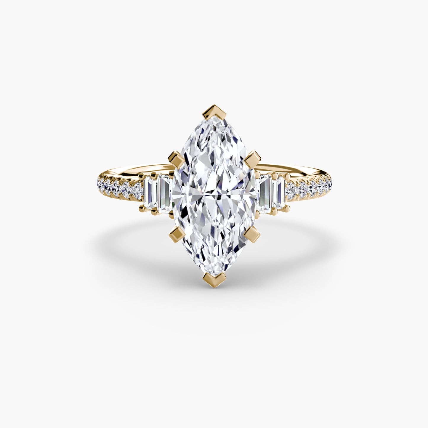 Solitaire with Pavé Brilliance