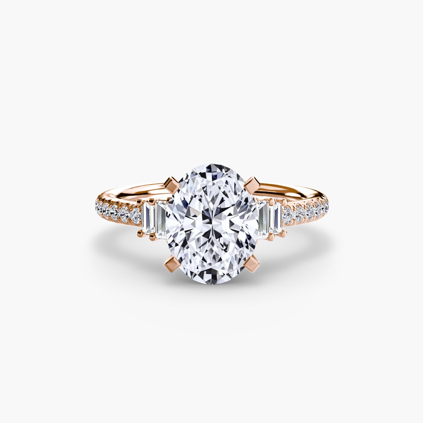 Solitaire with Pavé Brilliance