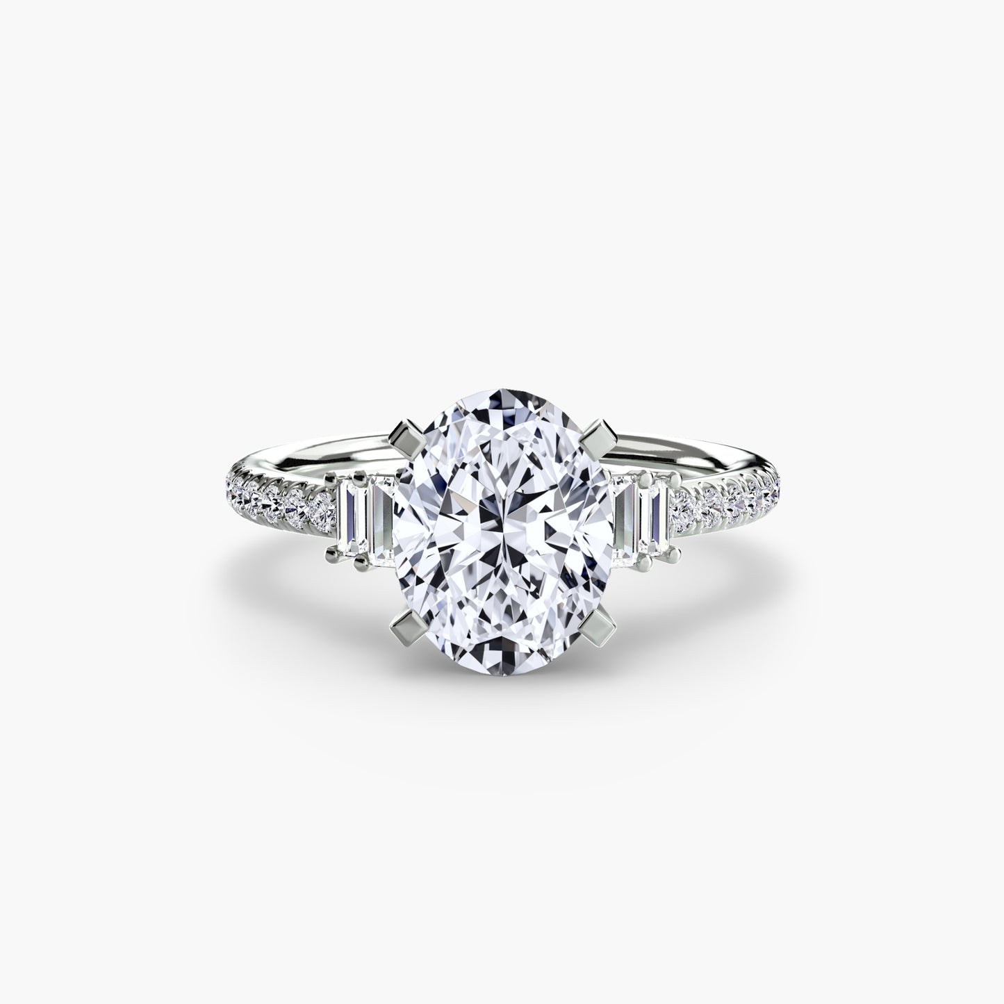Solitaire with Pavé Brilliance