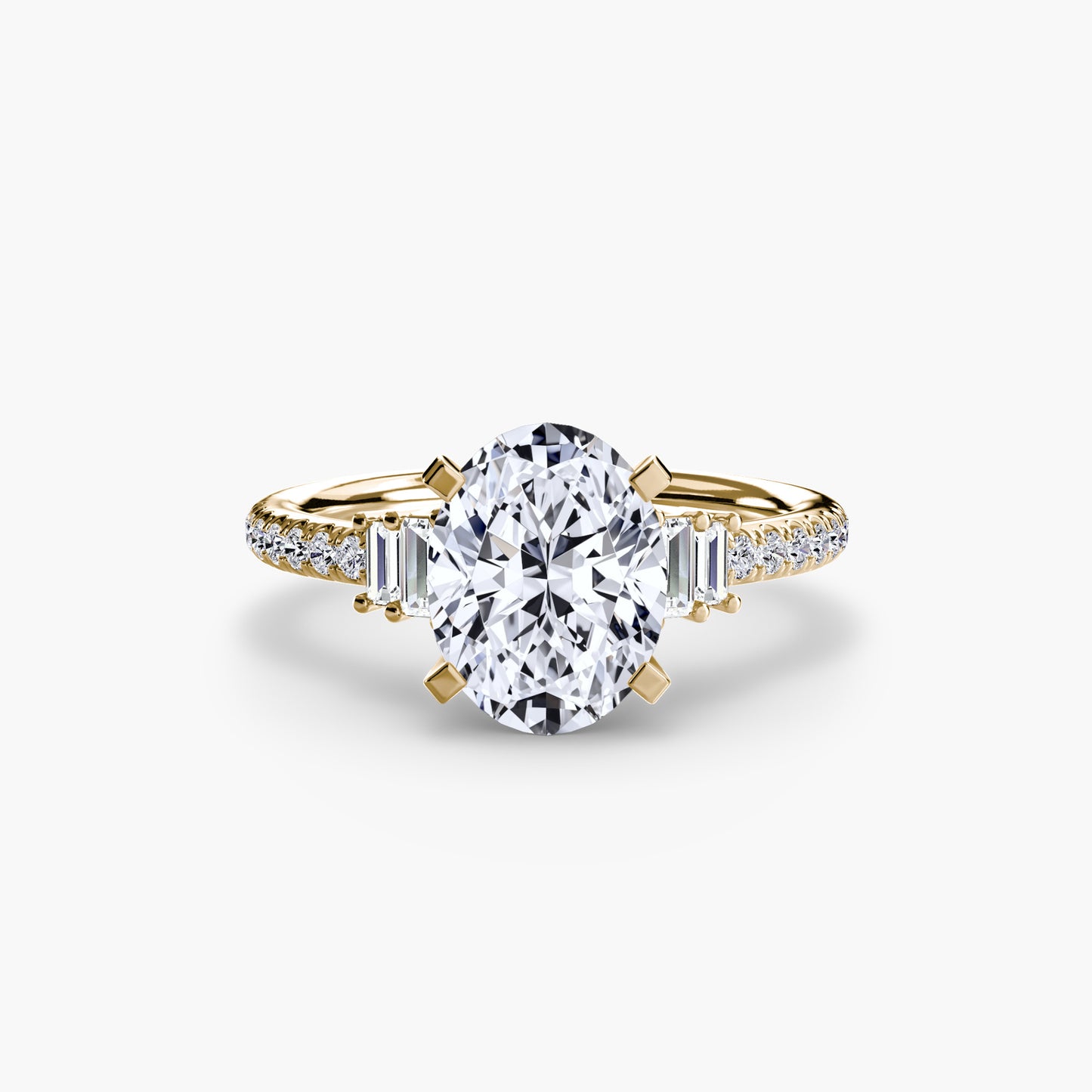 Solitaire with Pavé Brilliance