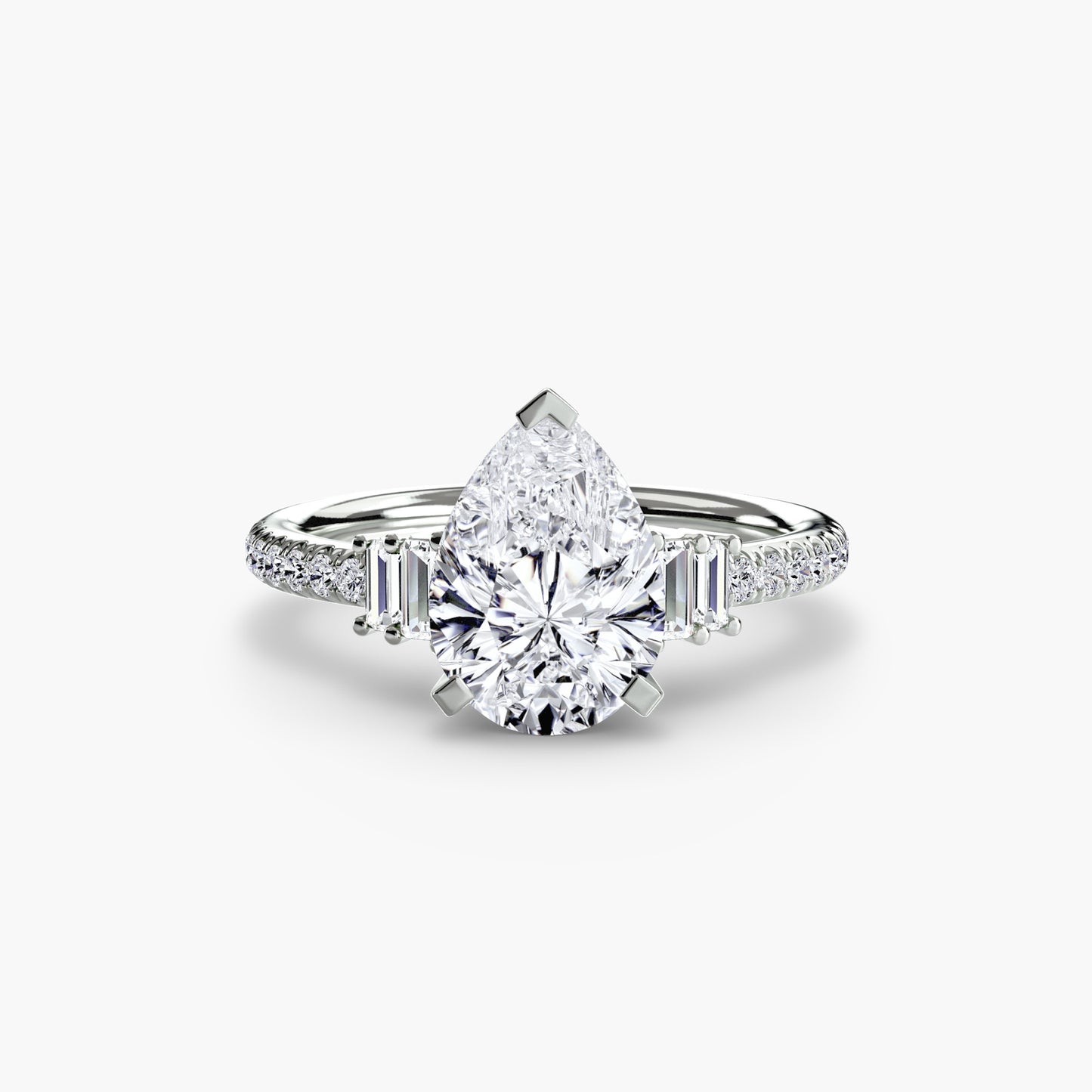 Solitaire with Pavé Brilliance