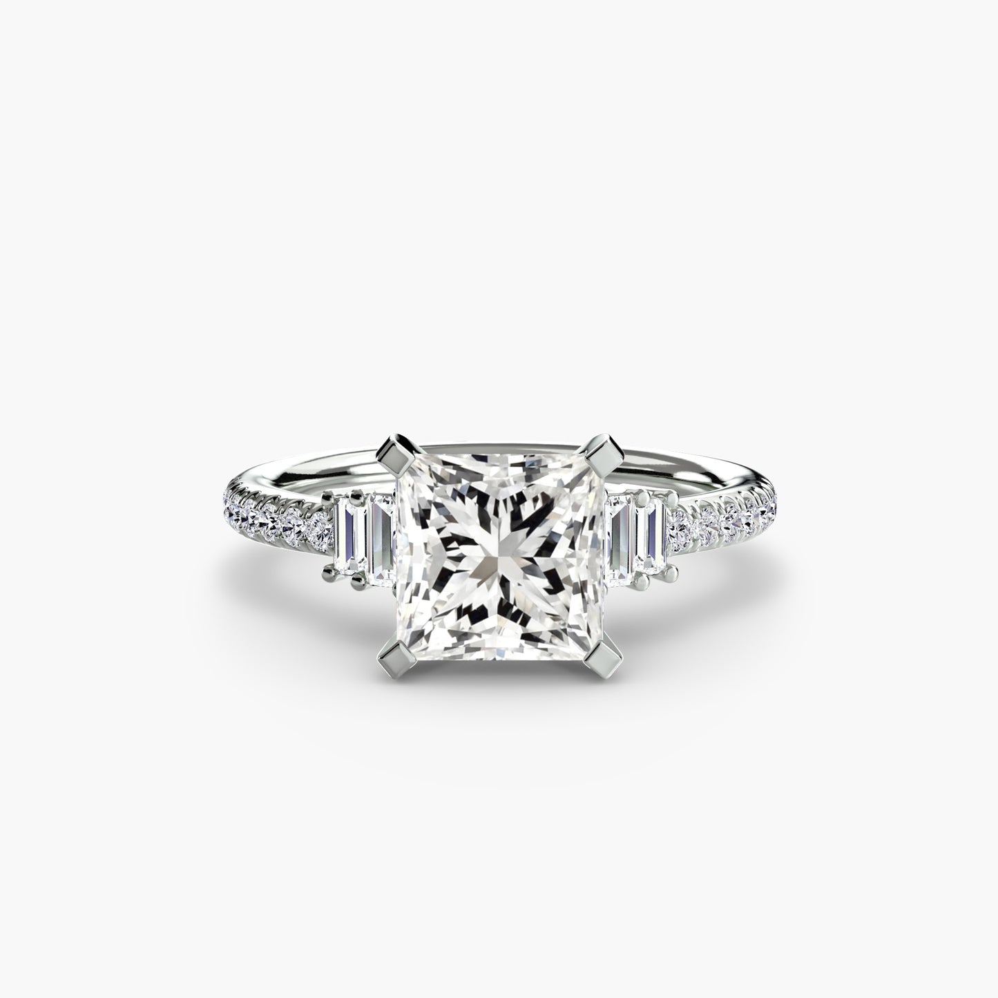 Solitaire with Pavé Brilliance