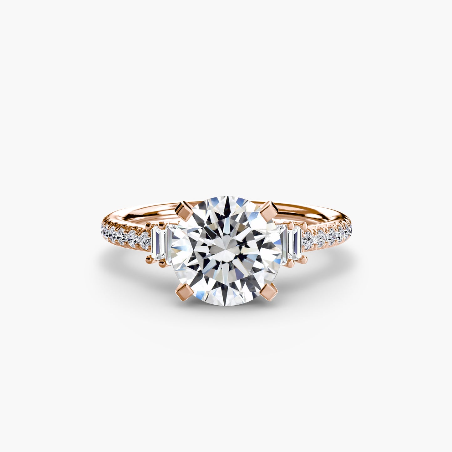 Solitaire with Pavé Brilliance