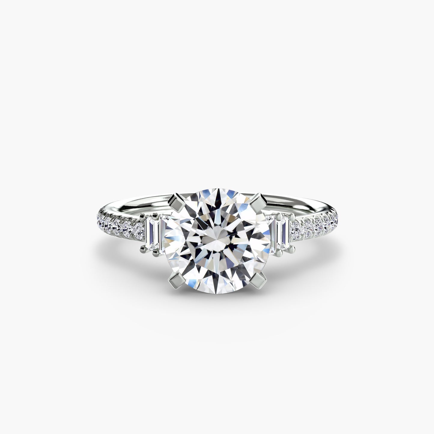 Solitaire with Pavé Brilliance