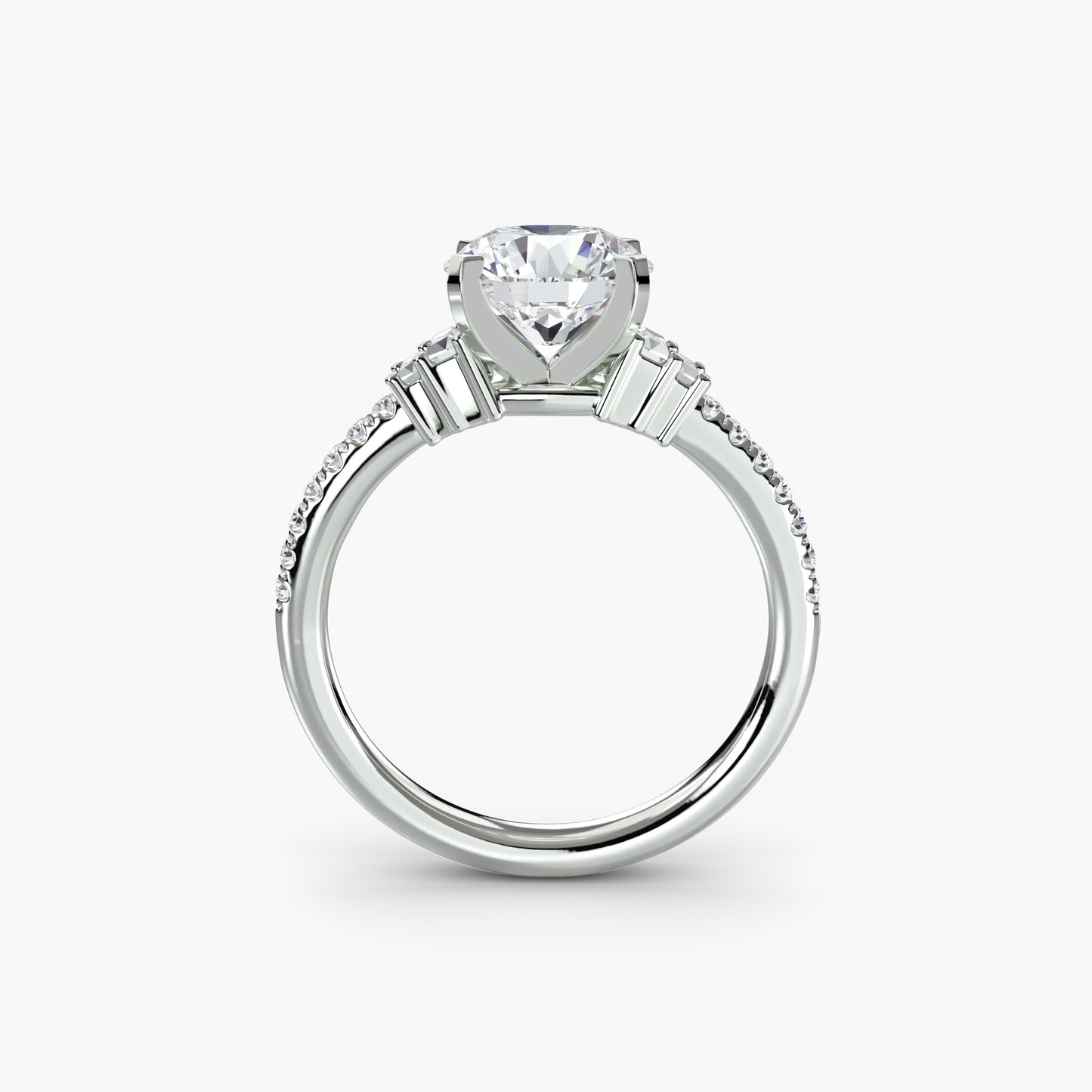 Solitaire with Pavé Brilliance