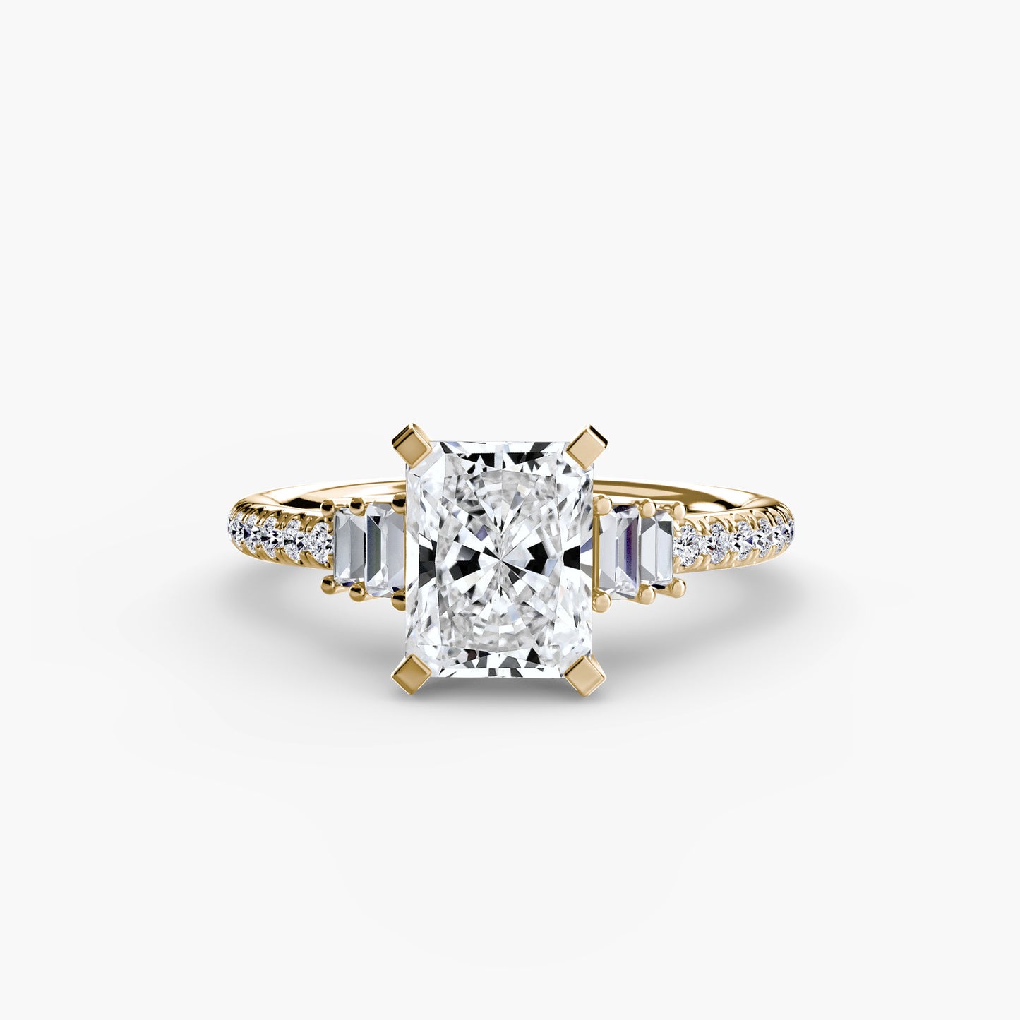 Solitaire with Pavé Brilliance