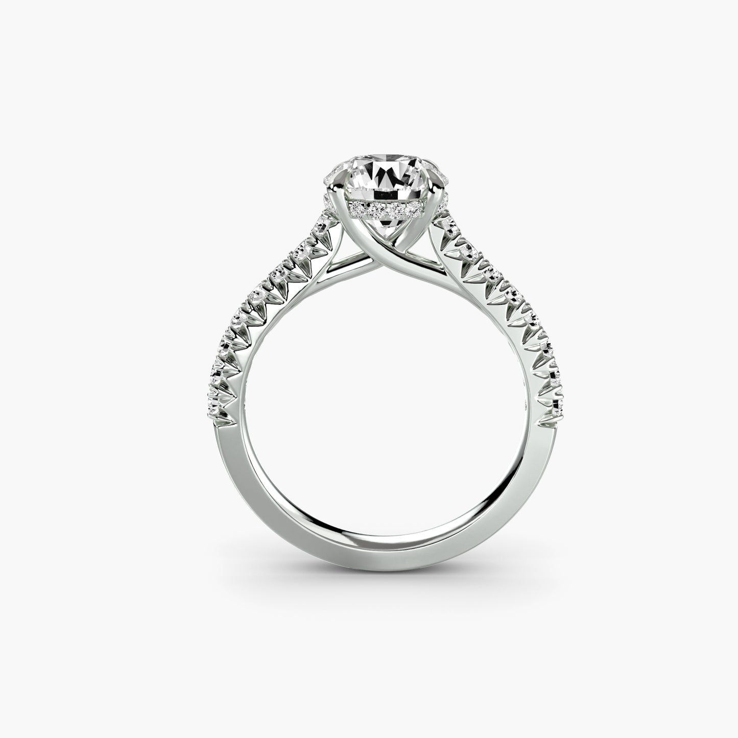 Solitaire with Pavé Radiance