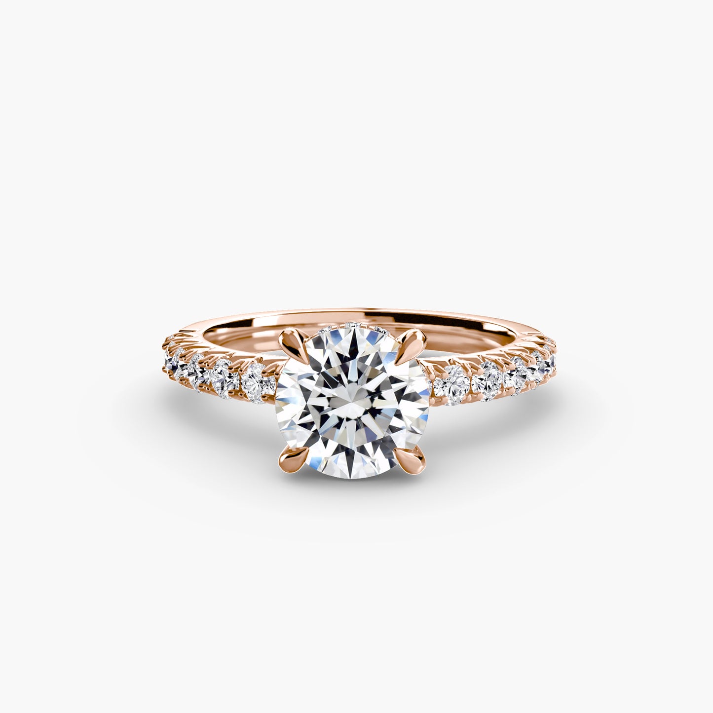Solitaire with Pavé Grace