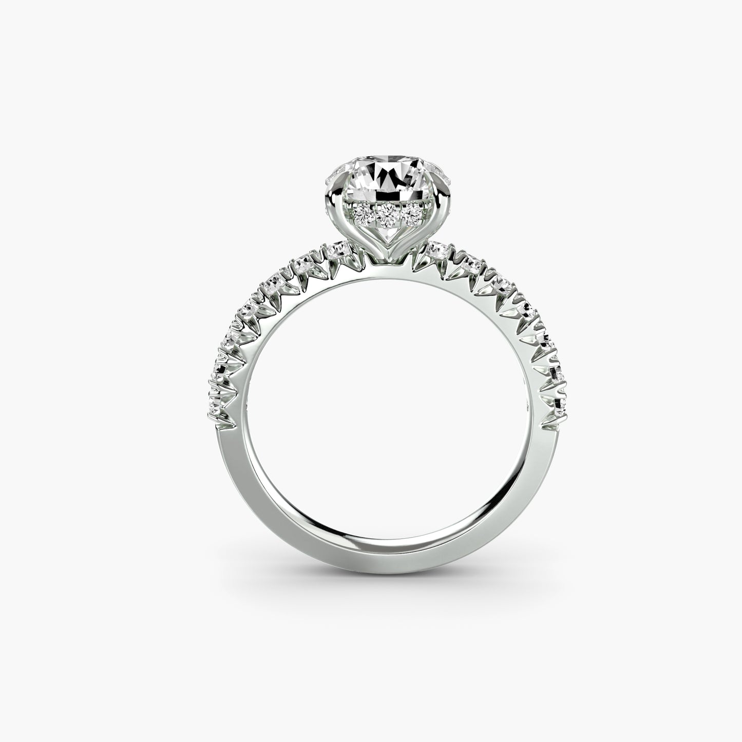 Solitaire with Pavé Grace