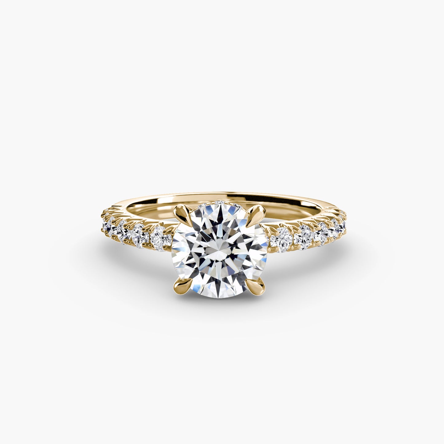 Solitaire with Pavé Grace